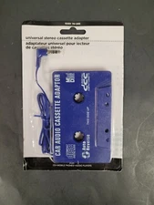 Universal Audio Car Stereo Cassette Adapter -New In package