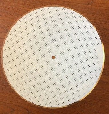 Polka Dot Glass Circular Ceiling Light Cover 15 White Mcm Round