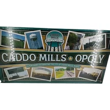 CADDO MILLS-Opoly Board Game TEXAS Monopoly Rare Brand New In Box Sealed