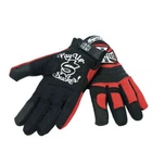 WEST COAST CHOPPERS BLACK & RED PAY UP SUCKER GLOVES **BRAND NEW**
