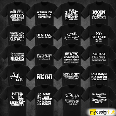 Tshirt mit Spruch Fun lustig witzig Sprüche Funshirt Motiv Aufdruck Geschenk