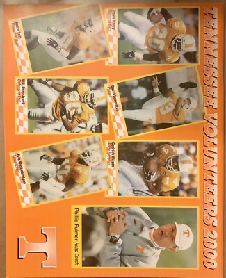 2000 - Tennessee Vols Football Spring Game Program - Cedric Wilson