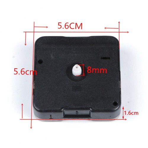 Wall Clock Quartz Movement Motor Mechanism Long Spindle Hands Repair Kit - Picture 5 of 11