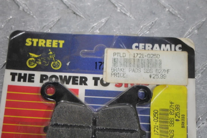 Honda CBR600F3 1998 piezas ilimitadas pastillas de freno delanteras cerámica 1721-0250 sin precio base Foto 2 de 4