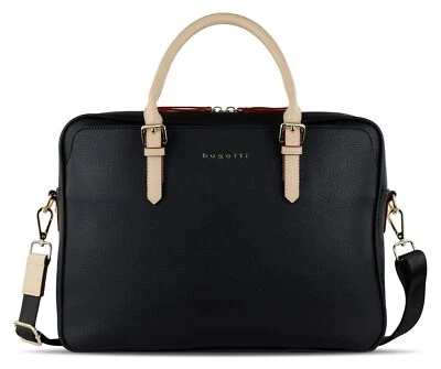bugatti Ella Business Bag Businesstasche Tasche Black schwarz Neu - Bild 1 von 4