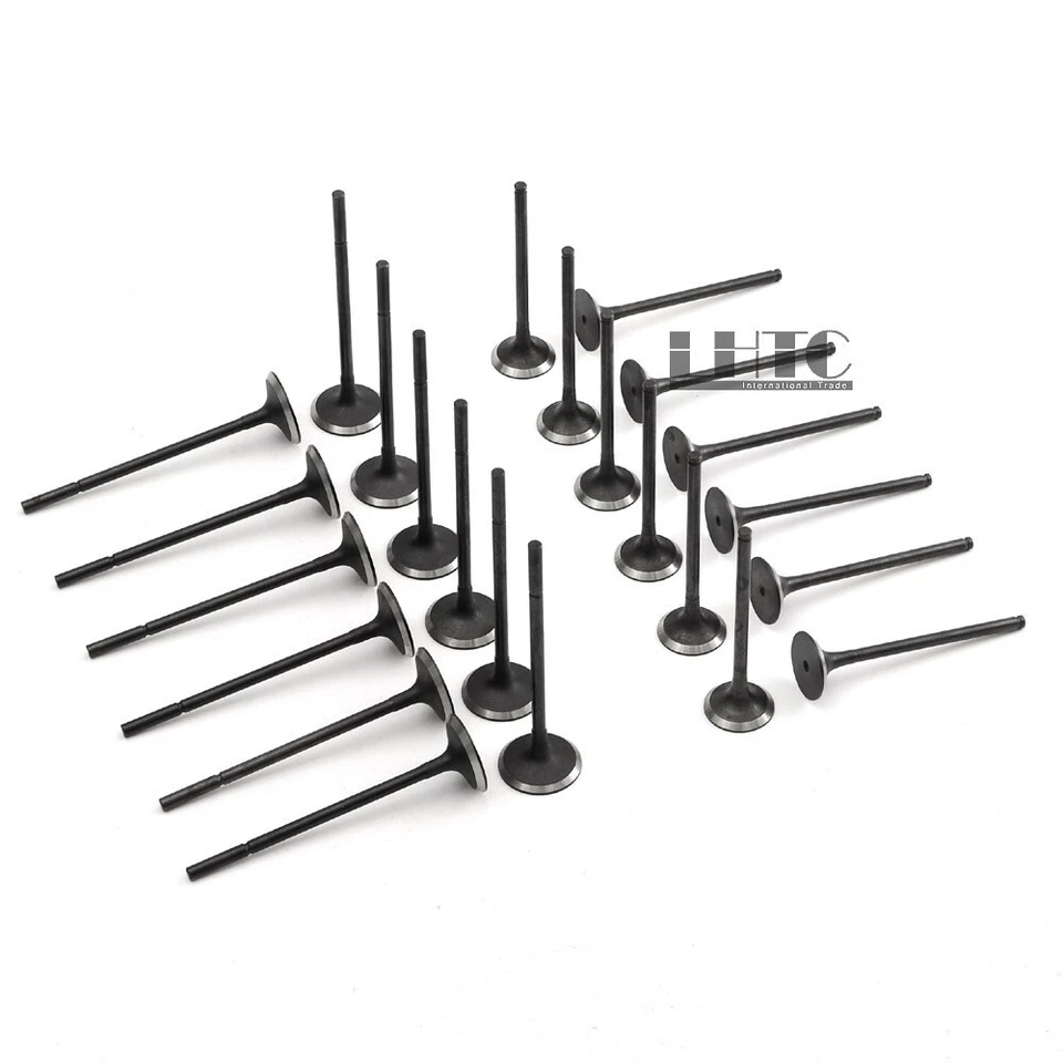 Válvulas de árbol de levas de entrada y salida para Volvo S60 S80 V60 V70 XC60 3.0 T6 L6 B6304T Foto 3 de 3