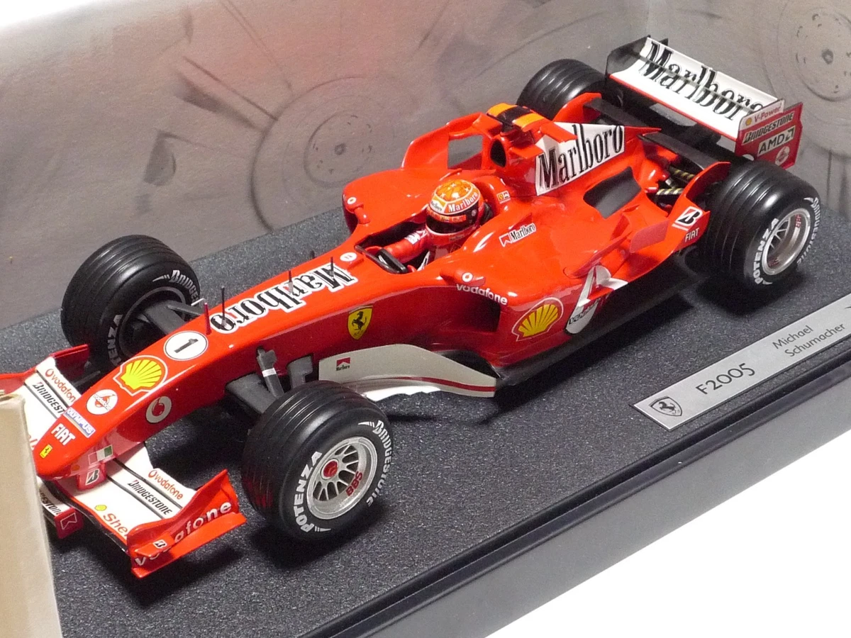 Hot Wheels Michael Schumacher 1:18 Scale Diecast Racing Cars for