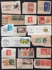 Australia etc page of mostly slogan cancel on piece inc. royal visit, Olympics