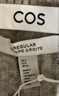 COS Grey Cable Knit 100% Wool Mock Neck Regular Fit Sweater Sz S NWT — photo 3