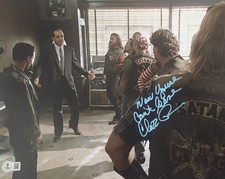 Now Youse Cant Leave Chazz Palminteri Signed 11x14 Photo Bronx Tale Beckett Wit