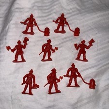Vintage eight fireman 2.25 tall plastic NEW other .