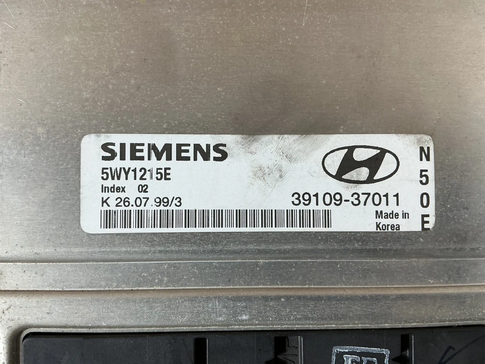 Unidad de control del motor Hyundai Sonata 1999-2001 módulo ECU ECM 39109-37011 Foto 4 de 4