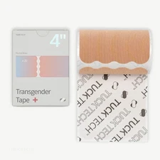Transgender Tape Plus, FTM Chest Binding, Extra Wide KT Tape,  Trans Tape, 20pcs
