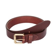 Image of Barbour Matt Leather Belt Brown