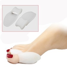 2 Gel Bunion Straightener Corrector Protector Splint Toe Spreader Cushion Gel b
