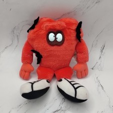 Vtg 1998 Gossamer Looney Tunes 7" Plush Monster Bats Warner Bros Play By Play