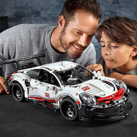 Porsche 911 GT3 RS Blocks Car 1:10 1580PCS R MOC Technic Model brand new