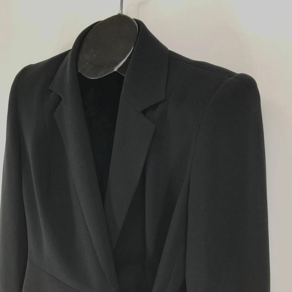 Blazer asimétrico vintage Ice Cube by Michael para mujer talla 10 negro pequeño Foto 3 de 4