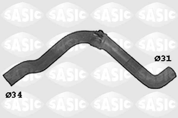 Sasic KüHlerschlauch FüR Renault Rapid Kasten F40_ G40_ Clio I B/C57_ 5/357_-image