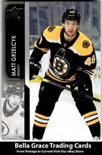 2021-22 Upper Deck Matt Grzelcyk #16 Boston Bruins NHL Hockey 