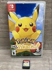 Pokémon Let's Go Pikachu! Nintendo Switch 1 Video Game 2018 IOB Tested Works