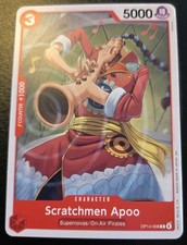 Scratchmen Apoo OP14-008 Common The Azure Sea's Seven One Piece Card Game