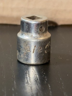 Mac Tools M166 1/4'' Drive 6 Point 1/2'' Socket