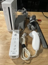 Nintendo Wii Console With Remote, Nunchuck And All Cables