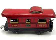 Vintage MARX Prewar 556 O Gauge Tinplate Caboose Lithographed New York Central