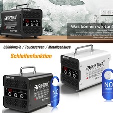 Schleifenfunktion Metal Ozongenerator 65000mg/h Ozon Luftreiniger O3 Ozonisator