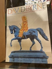 David Byrne Poster Boston Concert October 2025 Wang Theatre /450 Talking Heads