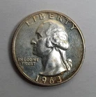 1963 P Washington 90% Silver Quarter Philadelphia no mint mark Nice