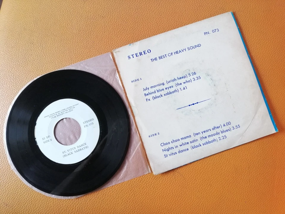 BLACK SABBATH THE MOODY BLUES THE WHO VINTAGE 7" RECORDS THAILAND EDITION 33 rpm - Image 3 of 3