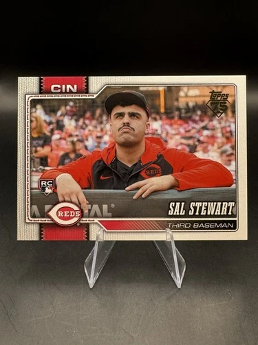 2026 Topps Series 2 Sal Stewart Golden Mirror Image Variation SSP Rookie RC Reds