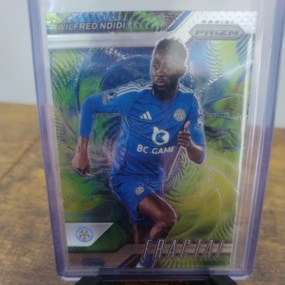 2024-25 Panini Prizm Premier League Soccer - Wilfred Ndidi Fractal Leicester
