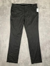 Nordstrom Pants Men’s 44x37 Wool Tech-Smart Trim Fit Grey