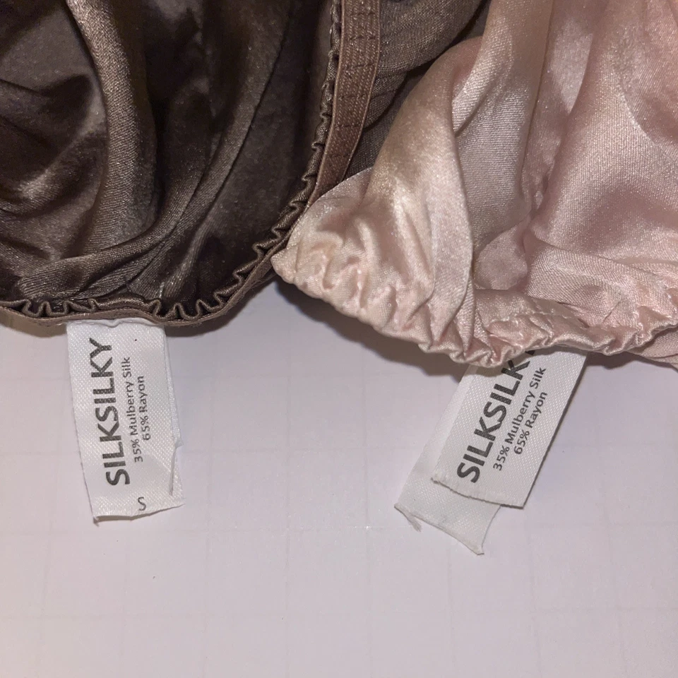 2 bragas sedosas para mujer negras de seda morera sedosas sin costuras pequeñas Foto 2 de 4