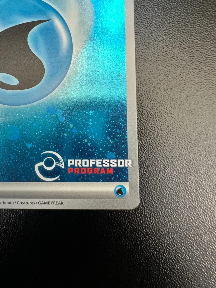 Pokemon Basic Water Energy SVE 003 Professor Program 2023 Cosmos Holofoil NM - Image 4 of 4