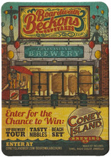 Coney Island Brewing Co   Beer Coaster  Brook...