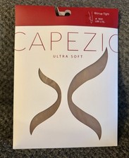 CAPEZIO Ultra Soft STIRRUP Tights 1961 light suntan, size L/XL adult, NIP