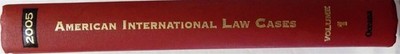 American International Law Cases 2005 2007 Hardcover Never Used