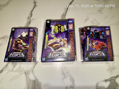 Transformers Legacy   Lot D    Jhiaxus, Skullgrin, Pointblank