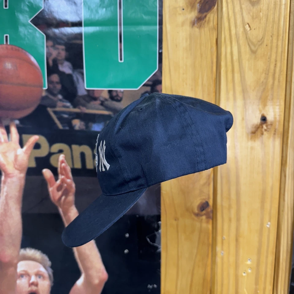 Vintage New York Yankees Mets Hat Cap Snap Back MLB Baseball World Series 2000 9 - Image 4 of 4