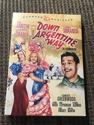 DOWN ARGENTINE WAY 1940 DVD OOP 20th CENTURY PRINT BRAND NEW DON AMECHE