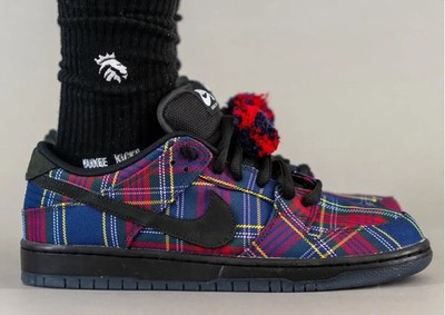 Men's Nardwuar x SB Dunk Low “Tartan” 2025 II1493-600 - Size US 7