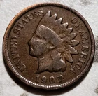 1907 Indian Head Penny Free S&H BIN592