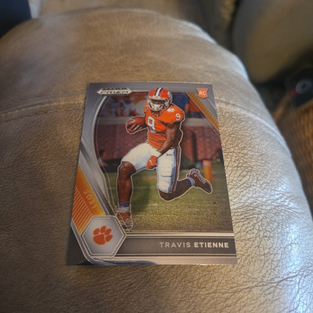 2021 Panini Prizm Draft Picks #107 TRAVIS ETIENNE RC Rookie Card JAGUARS 