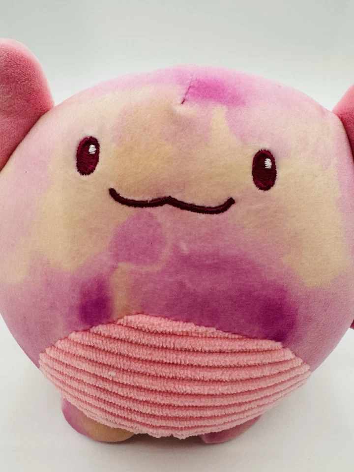 Animal Adventure Spring Axolotl Plush 5” Tie Dye Pink Cream Stuffed Animal 2024 - Image 2 of 4