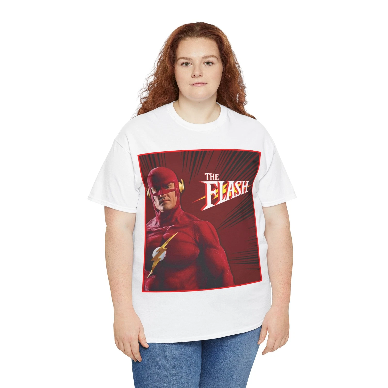 Flash T-Shirt - John Wesley Shipp - DC Comics 1990s TV Series - Barry Allen