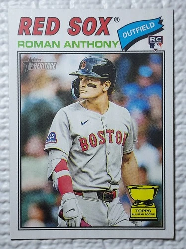 2026 Topps Heritage - Roman Anthony (RC) [Cup Card] #86 Boston Red Sox